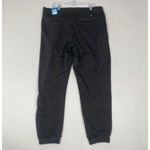 Mens Perry Ellis Sport Jogger Pants Caviar Heather Size XL UPF 50+ 3 Pockets New